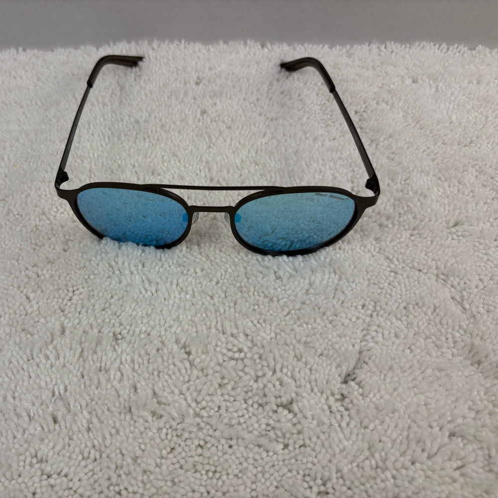 Marc Hunter 7915 Unisex Mirrored Aviator Sunglasses, Metal Frame, Double Bridge - Picture 6 of 7
